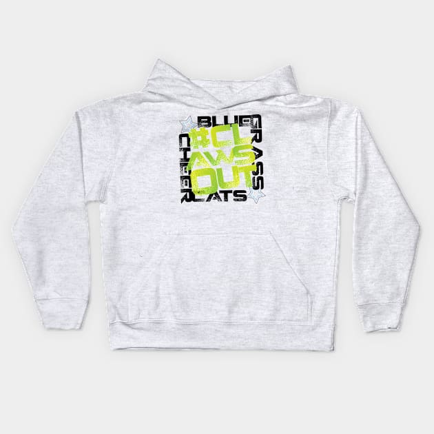 #cLaWsOuT! Kids Hoodie by bluegrasscheercats